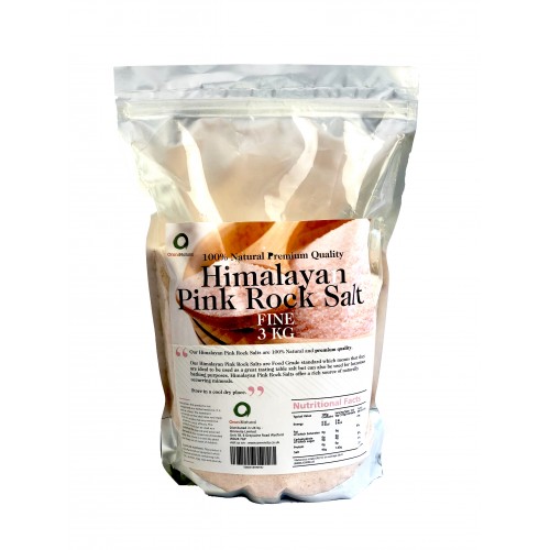 Himalayan Pink Rock Salt Coarse 3KG Omninatural